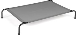 Winado Iron Frame Mesh Surface Outdoor Dog Bed, Light Gray, Medium