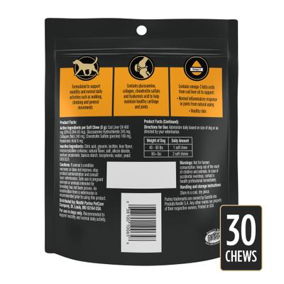 Show full view: Purina Pro Plan Veterinary Diets Joint Supplement for Dogs, Hip & Joint Soft Chews for Large Dogs, 30 count slide 3 of 9