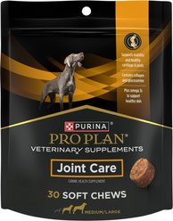 Purina Pro Plan Veterinary Diets Joint Supplement for Dogs, Hip & Joint Soft Chews for Large Dogs, 30 count