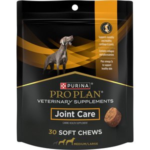 Purina Pro Plan Veterinary Diets Joint Supplement for Dogs, Hip & Joint Soft Chews for Large Dogs, 30 count