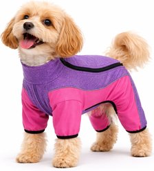Pet Life Active Chase Pacer Dog Hoodie, Pink & Purple, Medium