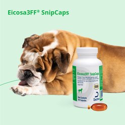 Eicosa3FF SnipCaps Skin & Coat Health Softgel Supplement for Dogs, Large, 60 count slide 2 of 6