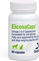 EicosaCaps Omega 3 & 6 Skin & Coat Health Capsule Supplement for Dogs, Small, 60 count slide 1 of 6