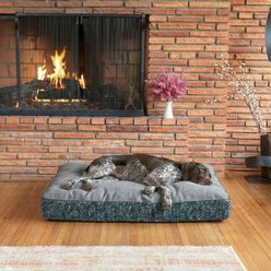 Snoozer Pet Products Reversible Premium Slumber Spot with Ash Cloud 9 Top Machine Washable Pillow Dog Bed, Palmer Indigo, Large slide 1 of 3