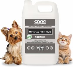 Soos Pets Mineral Rich Mud Dog & Cat Shampoo, 135-fl oz bottle