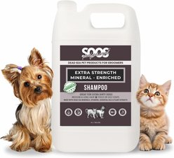 Soos Pets Extra Strength Mineral Enriched Dog & Cat Shampoo, 135-fl oz bottle