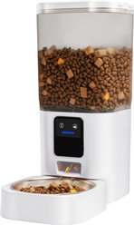 FrienHund Automatic 5G WiFi Cat Feeder, White, Large