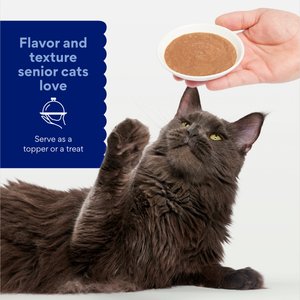 Chewy Made Lickables Bisque Senior Formula, Tuna & Chicken Recipe Cat Treat & Topper (FORMERLY TINY TIGER), 1.4-oz pouch, case of 12