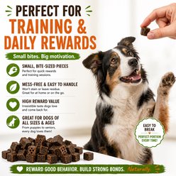 chew-e&tasty High-Protein Beef Liver & Lung Bites Dehydrated Dog Treats, 8-oz bag slide 2 of 4