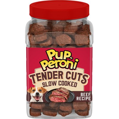 Pup-Peroni Pup-Peroni Tender Cuts Slow Cooked Beef Recipe Soft & Chewy Dog Treats, 20-oz canister