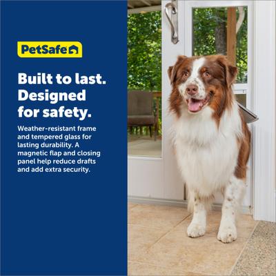 Show full view: PetSafe 96-in Sliding Glass Pet Door, Large slide 5 of 11