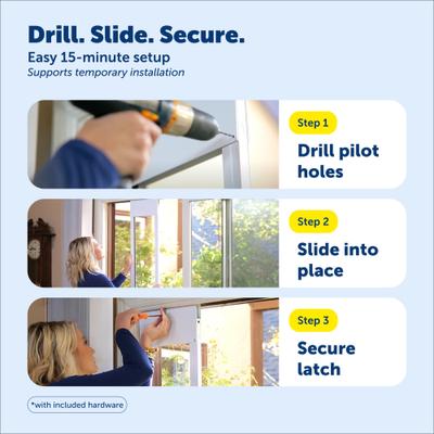 Show full view: PetSafe 96-in Sliding Glass Pet Door, Medium slide 6 of 11