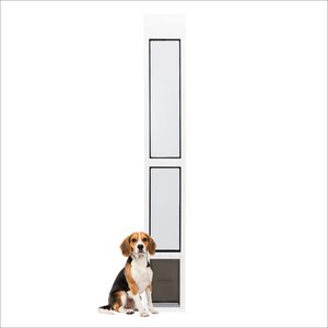 PetSafe Extreme Weather Sliding Glass Cat & Dog Door, White, Medium