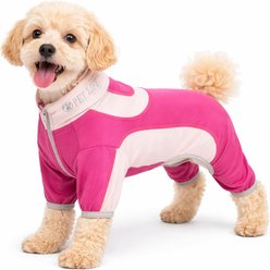 Pet Life Active Warm-Pup Dog Hoodie, Hot Pink / Light Pink, X-Small