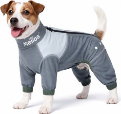 Dog Helios Tail Runner Lightweight 4-Way Stretch Performance Dog Tracksuit, Grey, X-Large