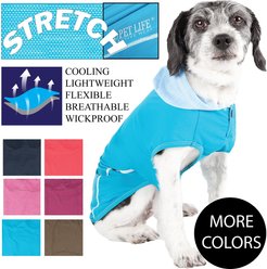Pet Life Premium Stretch Active Dog Sleeveless Hoodie, Red, X-Large slide 2 of 9
