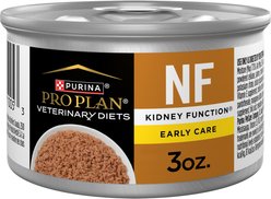 Purina Pro Plan Veterinary Diets NF Kidney Function Early Care Wet Cat Food, 3-oz can, case of 24