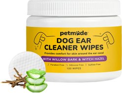 PetMade Ear Cleaner Calming Wipes for Dogs, 100 count