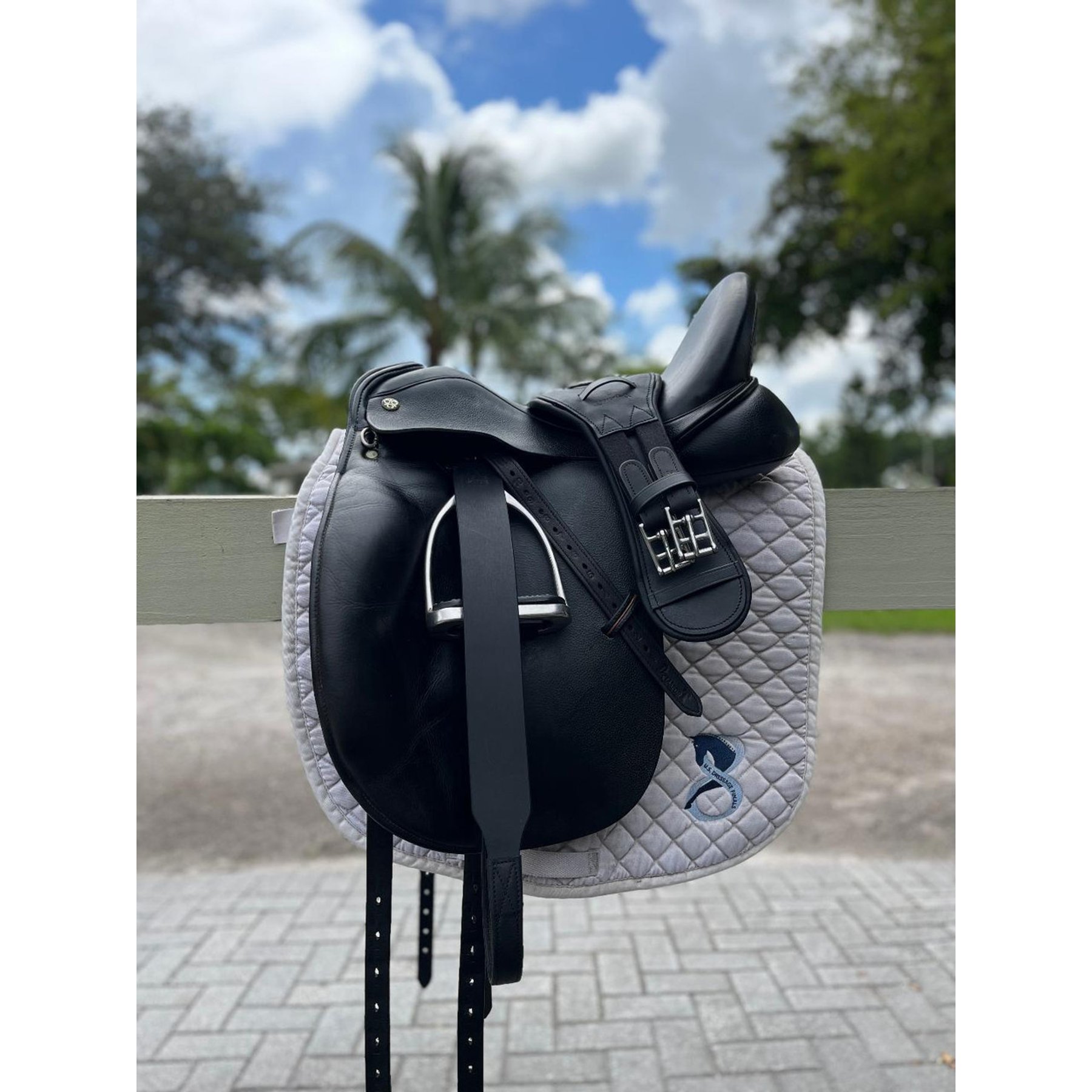 DziaSport No Rub Stirrup Leather, Black, 60-in