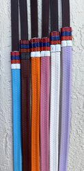 DziaSport Easy Clip-On Rubber Horse Reins, Brown, Full slide 2 of 2