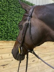 DziaSport Easy-Off Martingale with Clip, Brown, Cob slide 1 of 7