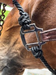 DziaSport Happy Horse Hybrid Halter, Brown, Cob slide 2 of 4