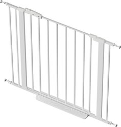 Bencmate 29 to 40.5-in Adjustable Auto Close Dog Gate, White slide 2 of 8