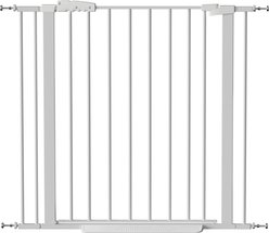 Bencmate 29 to 40.5-in Adjustable Auto Close Dog Gate, White slide 1 of 8