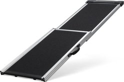 Bencmate Foldable Aluminum Non Slip Dog Ramp, Black