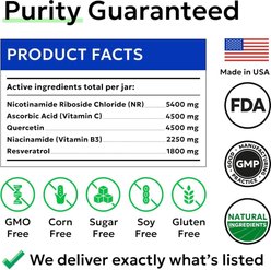 Bark&Spark NAD+ Advanced Longevity Recovery & Immune Support Peanut Butter Flavored Chew Vitamins & Supplement for Dogs, 90 count slide 2 of 7