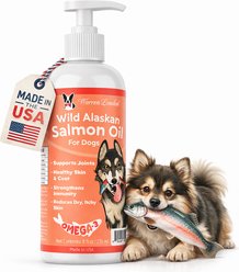 Warren London Wild Alaskan Salmon Oil Liquid Supplement for Dogs, 8-fl oz