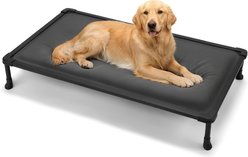 Veehoo Chewproof Padded Cooling Elevated Cot Dog Bed, Grey, XX-Large