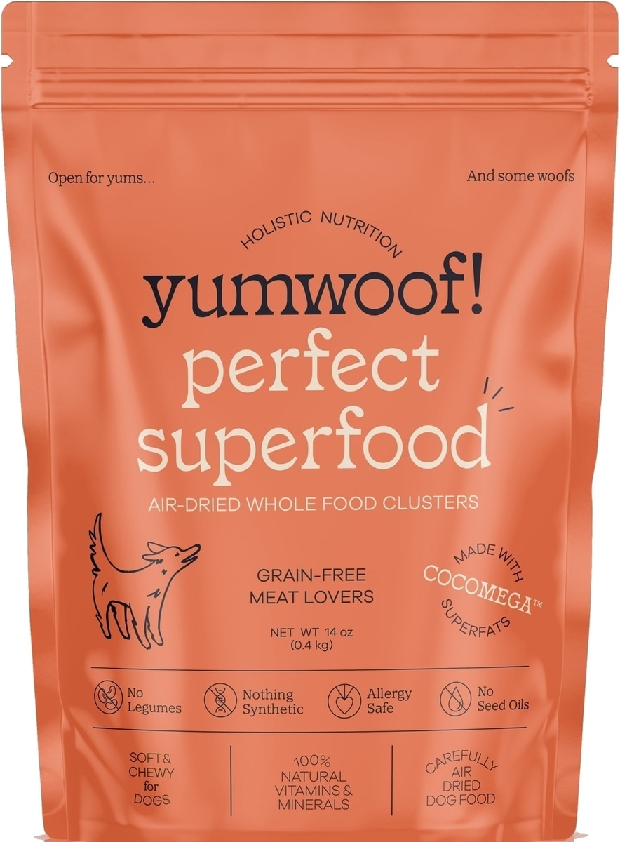 YUMWOOF NATURAL PET FOOD Perfect Superfood Meat Lovers Dehydrated