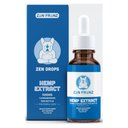 Zen Frenz Zen Drops 500MG Premium Broad Spectrum Hemp Extract Calming Liquid Supplement for Pets, 1-fl oz bottle