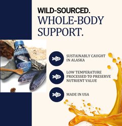 Kodiak Naturals Salmon Oil Dog & Cat Supplement, 32-fl oz bottle slide 2 of 8