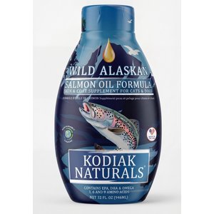 Kodiak Naturals Salmon Oil Dog & Cat Supplement, 32-fl oz bottle