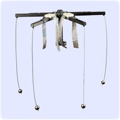 Sparrow-B-Gone! Wall Mounted Flat & Level Roof Bluebird House Accessory, Black