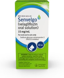 Senvelgo (velagliflozin oral solution) Oral Hypoglycemic for Cats, 15 mg/mL, 12 mL