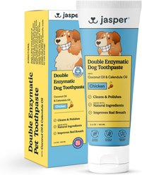 Jasper Double Enzymatic Chicken Flavor Breath Freshening Dog Toothpaste, 3.5-oz tube, 1 count