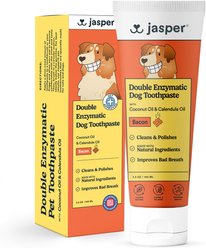 Jasper Double Enzymatic Bacon Flavor Breath Freshening Dog Toothpaste, 3.5-oz tube, 1 count