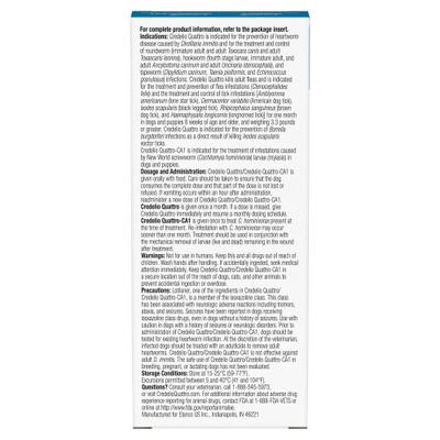 Show full view: Credelio Quattro/Credelio Quattro-CA1 Chewable Tablets for Dogs, 50.1-100 lbs, 1 Chewable (1-mo. supply) slide 2 of 9