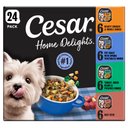 Cesar Home Delights Variety Pack Small Breed Adult Wet Dog Food, 3.5-oz tray, case of 24