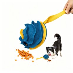 Petopia Spring Has Come Interactive Dog Toy, Blue, Yellow, Large