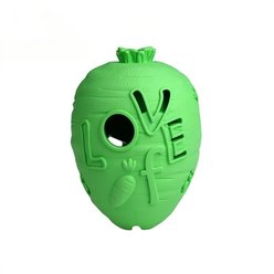 Petopia Radish Rabbit Interactive Dog Toy, Green-White, Medium slide 2 of 9