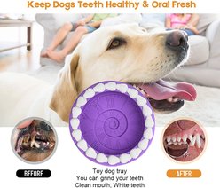 Petopia Birthday Cake Chew Dog Toy, Purple + White, X-Large slide 2 of 9