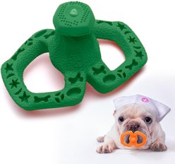 Petopia Sippy Cup Chew Dog Toy, Green, Small