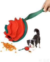 Petopia Spring Has Come Interactive Dog Toy, Red, Green, Large
