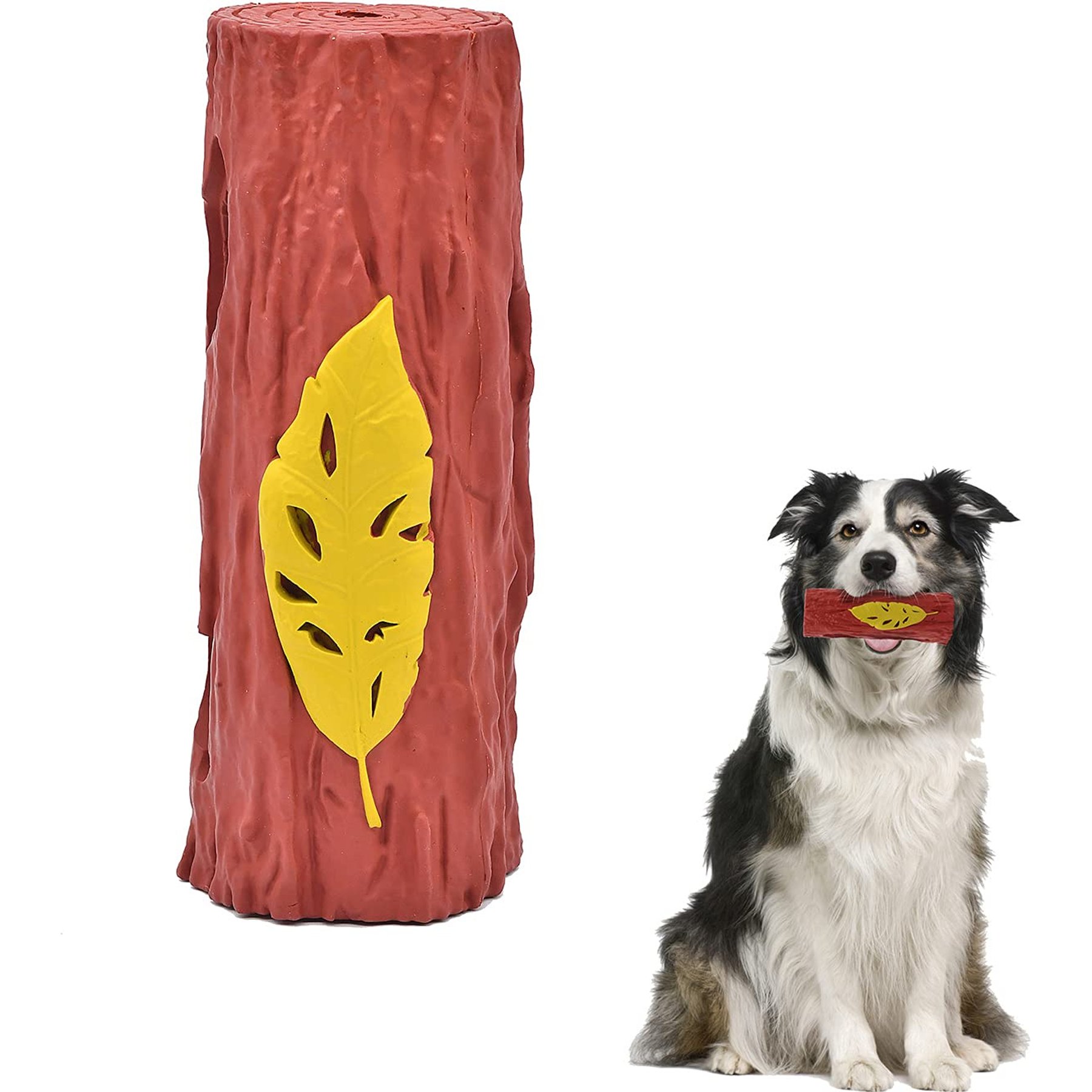 Petopia Broken Branches Interactive Dog Toy, Brown, Yellow, Large