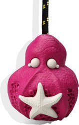 Petopia Never Again Octopus Interactive Dog Toy, Rose-Pink, Small