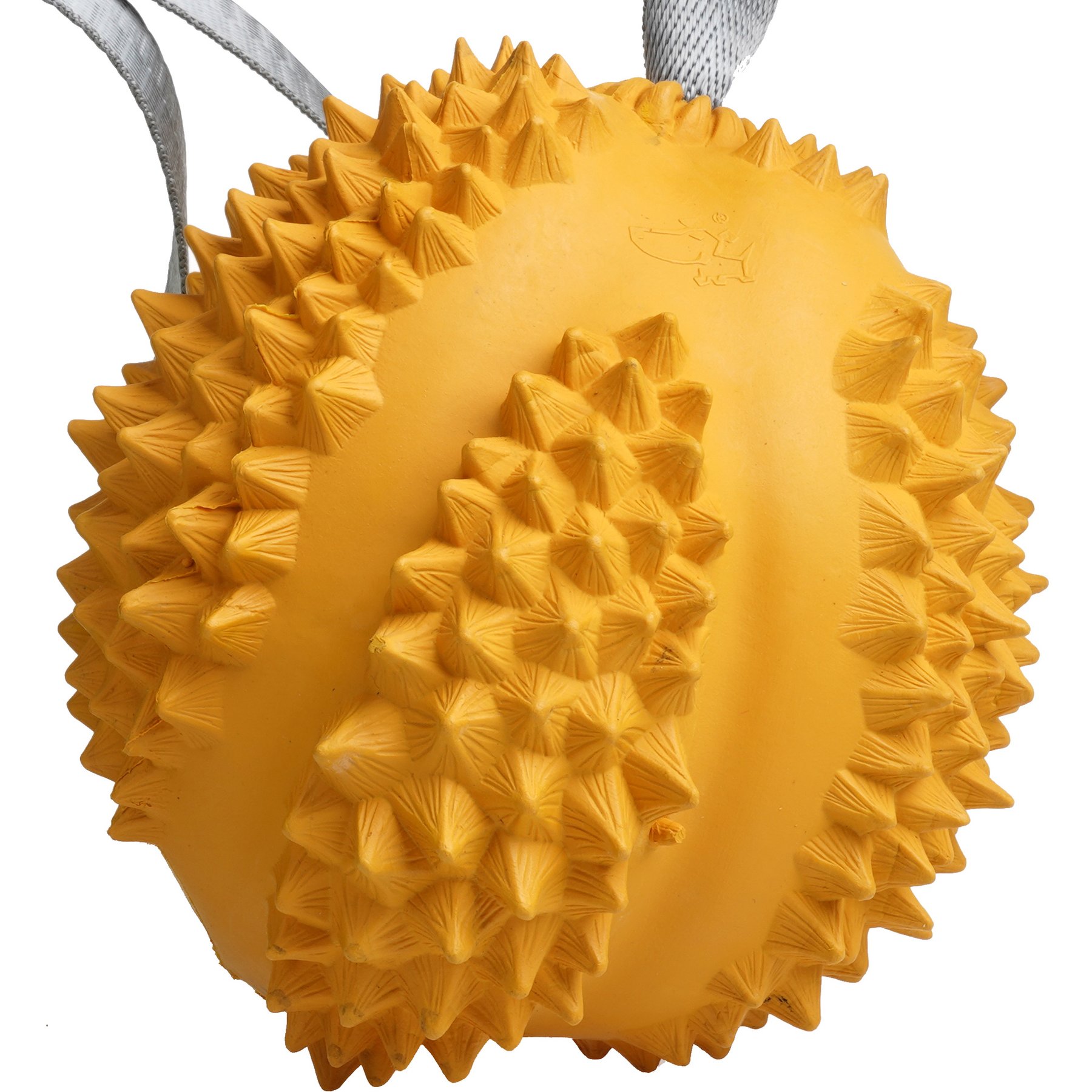 Petopia Fragrant Durian Interactive Dog Toy, Earthy Yellow, Large